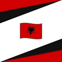 albania flagga abstrakt bakgrund design mall. albania oberoende dag baner social media posta. albania design vektor