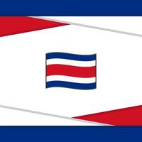 Costa Rica Flagge abstrakt Hintergrund Design Vorlage. Costa Rica Unabhängigkeit Tag Banner Sozial Medien Post. Costa Rica Vektor