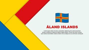 ett land öar flagga abstrakt bakgrund design mall. ett land öar oberoende dag baner tecknad serie vektor illustration. ett land öar illustration
