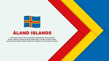 ett land öar flagga abstrakt bakgrund design mall. ett land öar oberoende dag baner tecknad serie vektor illustration. ett land öar tecknad serie