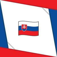 slovakia flagga abstrakt bakgrund design mall. slovakia oberoende dag baner social media posta. slovakia tecknad serie vektor