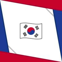 söder korea flagga abstrakt bakgrund design mall. söder korea oberoende dag baner social media posta. söder korea oberoende dag vektor