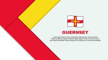 Guernsey Flagge abstrakt Hintergrund Design Vorlage. Guernsey Unabhängigkeit Tag Banner Karikatur Vektor Illustration. Guernsey Illustration