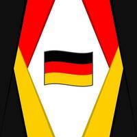 Deutschland Flagge abstrakt Hintergrund Design Vorlage. Deutschland Unabhängigkeit Tag Banner Sozial Medien Post. Deutschland Design vektor