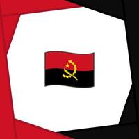 angola flagga abstrakt bakgrund design mall. angola oberoende dag baner social media posta. angola baner vektor