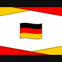 Deutschland Flagge abstrakt Hintergrund Design Vorlage. Deutschland Unabhängigkeit Tag Banner Sozial Medien Post. Deutschland Vektor