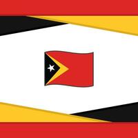 Osten Timor Flagge abstrakt Hintergrund Design Vorlage. Osten Timor Unabhängigkeit Tag Banner Sozial Medien Post. Osten Timor Vektor