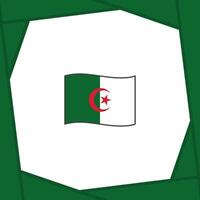Algerien Flagge abstrakt Hintergrund Design Vorlage. Algerien Unabhängigkeit Tag Banner Sozial Medien Post. Algerien Banner vektor