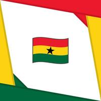 Ghana Flagge abstrakt Hintergrund Design Vorlage. Ghana Unabhängigkeit Tag Banner Sozial Medien Post. Ghana Karikatur vektor