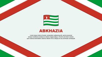 abkhazia Flagge abstrakt Hintergrund Design Vorlage. abkhazia Unabhängigkeit Tag Banner Karikatur Vektor Illustration. abkhazia Vorlage