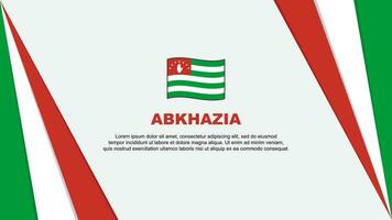 abkhazia Flagge abstrakt Hintergrund Design Vorlage. abkhazia Unabhängigkeit Tag Banner Karikatur Vektor Illustration. abkhazia Flagge