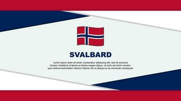 Spitzbergen Flagge abstrakt Hintergrund Design Vorlage. Spitzbergen Unabhängigkeit Tag Banner Karikatur Vektor Illustration. Spitzbergen Vektor