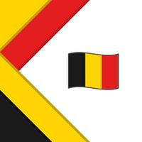 belgien flagga abstrakt bakgrund design mall. belgien oberoende dag baner social media posta. belgien illustration vektor
