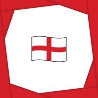 England Flagge abstrakt Hintergrund Design Vorlage. England Unabhängigkeit Tag Banner Sozial Medien Post. England Unabhängigkeit Tag vektor