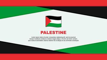 palestina flagga abstrakt bakgrund design mall. palestina oberoende dag baner tecknad serie vektor illustration. palestina vektor