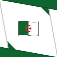 Algerien Flagge abstrakt Hintergrund Design Vorlage. Algerien Unabhängigkeit Tag Banner Sozial Medien Post. Algerien Unabhängigkeit Tag vektor