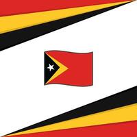 Osten Timor Flagge abstrakt Hintergrund Design Vorlage. Osten Timor Unabhängigkeit Tag Banner Sozial Medien Post. Osten Timor Design vektor