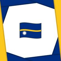 Nauru Flagge abstrakt Hintergrund Design Vorlage. Nauru Unabhängigkeit Tag Banner Sozial Medien Post. Nauru Unabhängigkeit Tag vektor