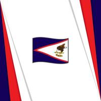 amerikan samoa flagga abstrakt bakgrund design mall. amerikan samoa oberoende dag baner social media posta. amerikan samoa flagga vektor