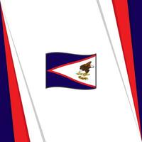 amerikanisch Samoa Flagge abstrakt Hintergrund Design Vorlage. amerikanisch Samoa Unabhängigkeit Tag Banner Sozial Medien Post. amerikanisch Samoa Flagge vektor