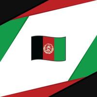 afghanistan flagga abstrakt bakgrund design mall. afghanistan oberoende dag baner social media posta. afghanistan vektor