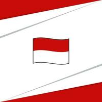 indonesien flagga abstrakt bakgrund design mall. indonesien oberoende dag baner social media posta. indonesien baner vektor