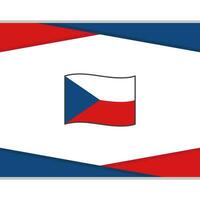 Tschechisch Republik Flagge abstrakt Hintergrund Design Vorlage. Tschechisch Republik Unabhängigkeit Tag Banner Sozial Medien Post. Tschechisch Republik Vektor