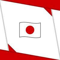 japan flagga abstrakt bakgrund design mall. japan oberoende dag baner social media posta. japan oberoende dag vektor
