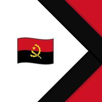angola flagga abstrakt bakgrund design mall. angola oberoende dag baner social media posta. angola tecknad serie vektor