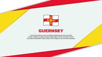 guernsey flagga abstrakt bakgrund design mall. guernsey oberoende dag baner tecknad serie vektor illustration. guernsey