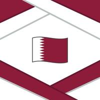 qatar flagga abstrakt bakgrund design mall. qatar oberoende dag baner social media posta. qatar vektor