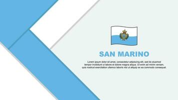 san Marino Flagge abstrakt Hintergrund Design Vorlage. san Marino Unabhängigkeit Tag Banner Karikatur Vektor Illustration. san Marino Illustration