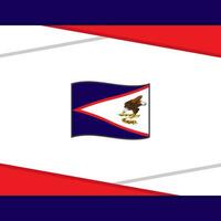amerikanisch Samoa Flagge abstrakt Hintergrund Design Vorlage. amerikanisch Samoa Unabhängigkeit Tag Banner Sozial Medien Post. amerikanisch Samoa Vektor