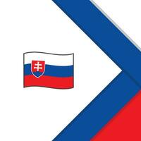 slovakia flagga abstrakt bakgrund design mall. slovakia oberoende dag baner social media posta. slovakia mall vektor