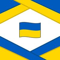 Ukraine Flagge abstrakt Hintergrund Design Vorlage. Ukraine Unabhängigkeit Tag Banner Sozial Medien Post. Ukraine vektor