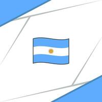 Argentinien Flagge abstrakt Hintergrund Design Vorlage. Argentinien Unabhängigkeit Tag Banner Sozial Medien Post. Argentinien Design vektor