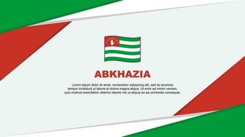 abkhazia Flagge abstrakt Hintergrund Design Vorlage. abkhazia Unabhängigkeit Tag Banner Karikatur Vektor Illustration. abkhazia