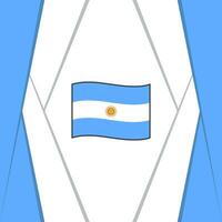 Argentinien Flagge abstrakt Hintergrund Design Vorlage. Argentinien Unabhängigkeit Tag Banner Sozial Medien Post. Argentinien Flagge vektor