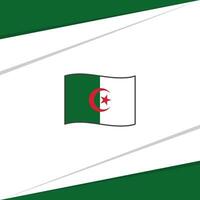 Algerien Flagge abstrakt Hintergrund Design Vorlage. Algerien Unabhängigkeit Tag Banner Sozial Medien Post. Algerien Design vektor