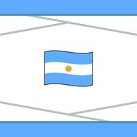 argentina flagga abstrakt bakgrund design mall. argentina oberoende dag baner social media posta. argentina vektor