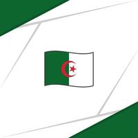 Algerien Flagge abstrakt Hintergrund Design Vorlage. Algerien Unabhängigkeit Tag Banner Sozial Medien Post. Algerien vektor