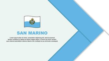 san Marino Flagge abstrakt Hintergrund Design Vorlage. san Marino Unabhängigkeit Tag Banner Karikatur Vektor Illustration. san Marino Karikatur