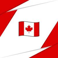 Kanada Flagge abstrakt Hintergrund Design Vorlage. Kanada Unabhängigkeit Tag Banner Sozial Medien Post. Kanada vektor