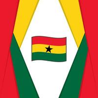 ghana flagga abstrakt bakgrund design mall. ghana oberoende dag baner social media posta. ghana design vektor