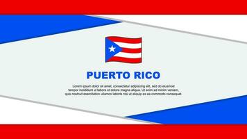 puerto rico Flagge abstrakt Hintergrund Design Vorlage. puerto rico Unabhängigkeit Tag Banner Karikatur Vektor Illustration. puerto rico Vektor