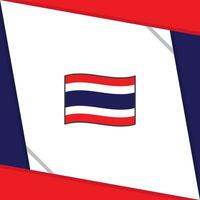 Thailand Flagge abstrakt Hintergrund Design Vorlage. Thailand Unabhängigkeit Tag Banner Sozial Medien Post. Thailand Unabhängigkeit Tag vektor