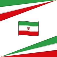 iran flagga abstrakt bakgrund design mall. iran oberoende dag baner social media posta. iran design vektor