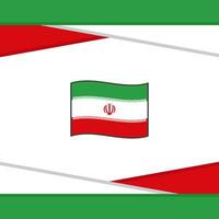 iran flagga abstrakt bakgrund design mall. iran oberoende dag baner social media posta. iran vektor