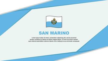 san Marino Flagge abstrakt Hintergrund Design Vorlage. san Marino Unabhängigkeit Tag Banner Karikatur Vektor Illustration. san Marino