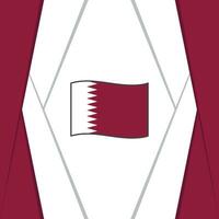 qatar flagga abstrakt bakgrund design mall. qatar oberoende dag baner social media posta. qatar flagga vektor